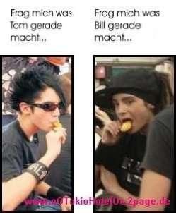 poze funny q Tom - va rog.. frumos.. nu va uitatzi..lasatzi oamenii - TOKIO HOTEL SCANS & PHOTOS