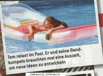 poze funny q Tom - mai pun 2 poze sh gata va las sh pi voi promit - TOKIO HOTEL SCANS & PHOTOS